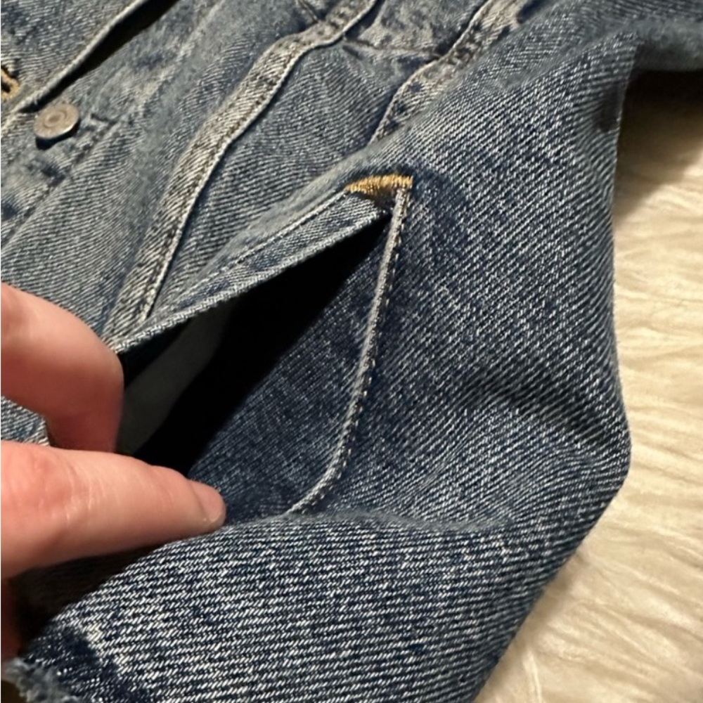 LEVI'S
Trucker Cotton Lace-Up Denim Jacket 100% COTTON Jean Jacket - Picture 8 of 12